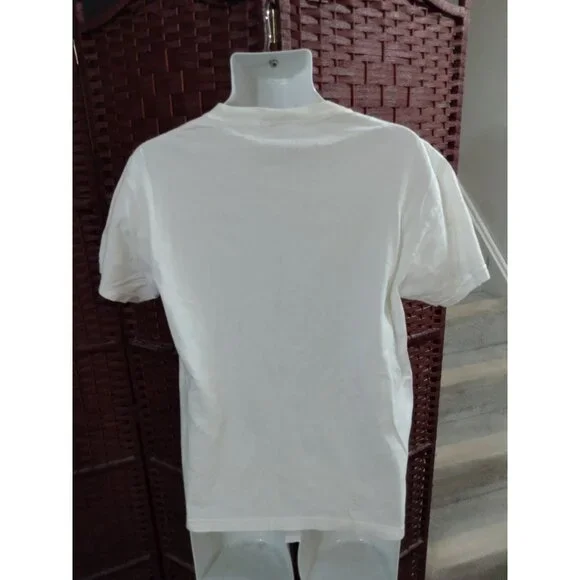 Vintage 90s Nike T shirt Spell Out Center Swoosh Mens Small - Picture 2 of 4